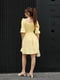 Платье А-силуэта желтое | 6401361 | фото 3