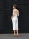 Сукня в білизняному стилі біла | 6401368 | фото 4