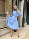 Платье А-силуэта голубое | 6404127 | фото 2