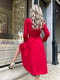 Платье А-силуэта красное | 6404132 | фото 3