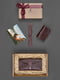 Жіночий подарунковий набір шкіряних аксесуарів «Париж» | 6401910 | фото 3