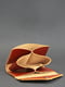 Шкіряний кард-кейс світло-коричневий з мандалою | 6402035 | фото 4