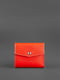 Шкіряний гаманець яскраво-червоний | 6402124