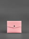 Шкіряний гаманець рожевий | 6402125