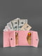 Шкіряний гаманець рожевий | 6402125 | фото 2