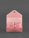 Шкіряний кард-кейс (Гармошка) рожевий з мандалою | 6402144 | фото 3