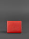 Шкіряний гаманець червоний на кнопці | 6402257 | фото 4