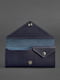 Шкіряний гаманець темно-синій | 6402310 | фото 3