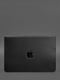 Шкіряний чохол-конверт на магнітах для MacBook 13 чорний  | 6402594