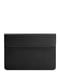 Шкіряний чохол-конверт на магнітах для MacBook 13 чорний  | 6402594 | фото 4