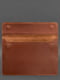 Шкіряний чохол-конверт на магнітах для MacBook 16" коричневий | 6402628 | фото 3