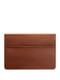Шкіряний чохол-конверт на магнітах для MacBook 16" коричневий  | 6402628 | фото 4