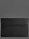 Шкіряний чохол-конверт на магнітах для MacBook 16" чорний  | 6402630 | фото 2