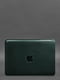 Шкіряний чохол для MacBook 13" зелений  | 6402632