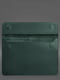Шкіряний чохол-конверт на магнітах для MacBook 16" зелений  | 6402894 | фото 3