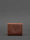 Шкіряний гаманець світло-коричневий | 6403143 | фото 4