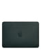 Чохол із натуральної шкіри для MacBook 13" зелений краст | 6403267 | фото 3