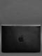 Шкіряний чохол-конверт на магнітах для MacBook 16" чорний | 6403272
