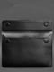 Шкіряний чохол-конверт на магнітах для MacBook 16" чорний | 6403272 | фото 3