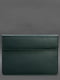 Шкіряний чохол-конверт на магнітах для MacBook 16" зелений | 6403274 | фото 2