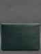 Шкіряний чохол-конверт на магнітах для MacBook 16" зелений | 6403274