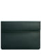 Шкіряний чохол-конверт на магнітах для MacBook 16" зелений | 6403274 | фото 4