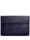 Шкіряний чохол-конверт на магнітах для MacBook 16" синій | 6403275 | фото 4