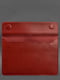 Шкіряний чохол-конверт на магнітах для MacBook 16" червоний | 6403277 | фото 3