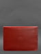 Шкіряний чохол-конверт на магнітах для MacBook 13 червоний | 6403285 | фото 2