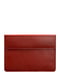 Шкіряний чохол-конверт на магнітах для MacBook 13 червоний | 6403285 | фото 4