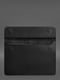 Шкіряний чохол-конверт на магнітах для MacBook 14 чорний  | 6403330 | фото 3