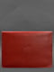 Шкіряний чохол-конверт на магнітах для MacBook 15" червоний | 6403336