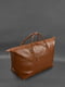 Шкіряна дорожня сумка світло-коричнева Краст | 6403398 | фото 2