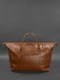Шкіряна дорожня сумка світло-коричнева Краст | 6403398 | фото 3