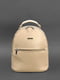 Міні-рюкзак світло-бежевий  | 6403666 | фото 2