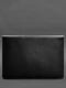 Шкіряний чохол-конверт на магнітах для ноутбука універсальний чорний | 6403730 | фото 3
