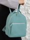 Рюкзак кольору тіффані | 6403834 | фото 5