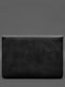 Чохол-конверт із клапаном шкіра+фетр для MacBook 15" чорний | 6403927 | фото 2