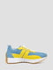 Кроссовки желто-голубые | 6415998 | фото 4