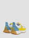 Кроссовки желто-голубые | 6415999 | фото 5