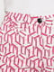 Шорти рожеві в абстрактний принт. | 6416492 | фото 4
