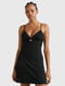 Платье черное с логотипом бренда | 6416509