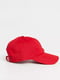 Бейсболка красная с логотипом бренда | 6416518 | фото 2