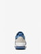 Кроссовки бело-синие с логотипом бренда | 6416677 | фото 3