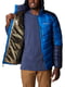 Куртка сине-голубая с логотипом бренда | 6416791 | фото 2