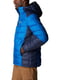 Куртка сине-голубая с логотипом бренда | 6416791 | фото 4