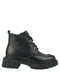 Ботинки кожаные черные | 6416837 | фото 3