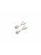 Ексклюзивні сережки "Віолія" з кунцитом, перлами | 6418111