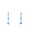 Ексклюзивні сережки "Фуджі" з агатом, котячим оком | 6418199 | фото 2