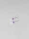 Ексклюзивні сережки "Ліловий цвіт" з аметистом, кварцом | 6418528